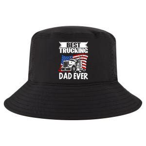 Trucker Truck Driver Best Trucking Dad Ever Gift Cool Comfort Performance Bucket Hat