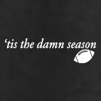 Tis The Damn Season Football 7 Panel Mesh Trucker Snapback Hat