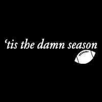 Tis The Damn Season Football Backpack