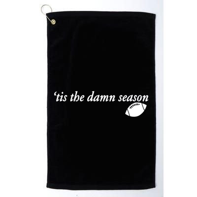 Tis The Damn Season Football Golf Towel