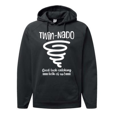 Tornado Twin Day For Spirit Week Best Friend Twinning Sister Performance Fleece Hoodie