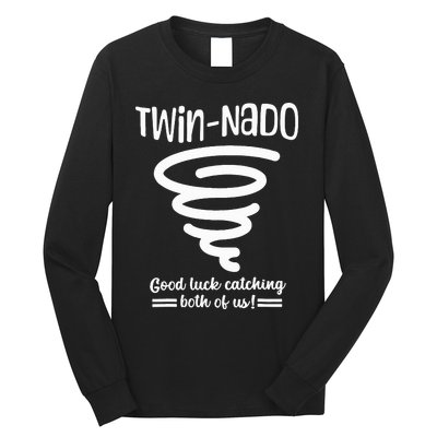 Tornado Twin Day For Spirit Week Best Friend Twinning Sister Long Sleeve Shirt