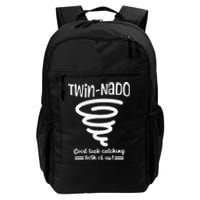 Tornado Twin Day For Spirit Week Best Friend Twinning Sister Daily Commute Backpack