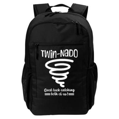 Tornado Twin Day For Spirit Week Best Friend Twinning Sister Daily Commute Backpack