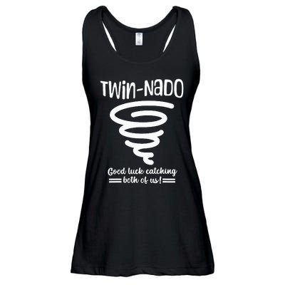 Tornado Twin Day For Spirit Week Best Friend Twinning Sister Ladies Essential Flowy Tank