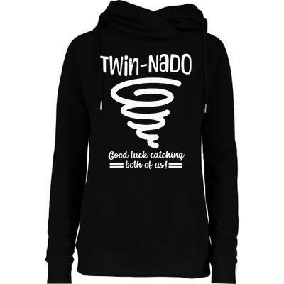 Tornado Twin Day For Spirit Week Best Friend Twinning Sister Womens Funnel Neck Pullover Hood