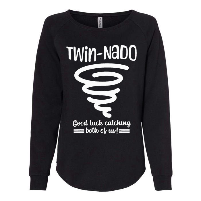 Tornado Twin Day For Spirit Week Best Friend Twinning Sister Womens California Wash Sweatshirt