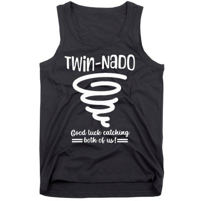 Tornado Twin Day For Spirit Week Best Friend Twinning Sister Tank Top