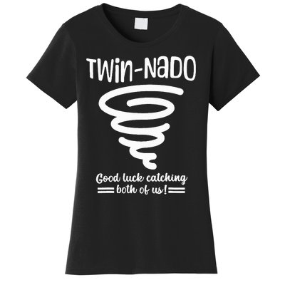 Tornado Twin Day For Spirit Week Best Friend Twinning Sister Women's T-Shirt