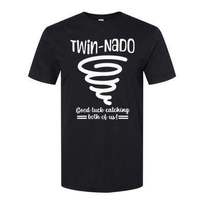 Tornado Twin Day For Spirit Week Best Friend Twinning Sister Softstyle CVC T-Shirt