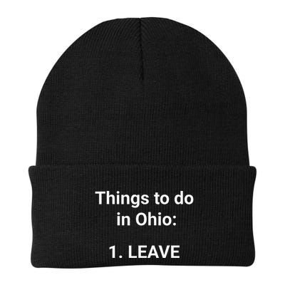Things To Do In Ohio Leave Funny Ohio Memes Beanie