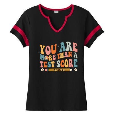 Teacher Test Day You Are More Than A Test Score Ladies Halftime Notch Neck Tee