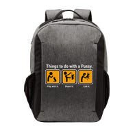 Things To Do With A Pussy Cat Graphic Vector Backpack