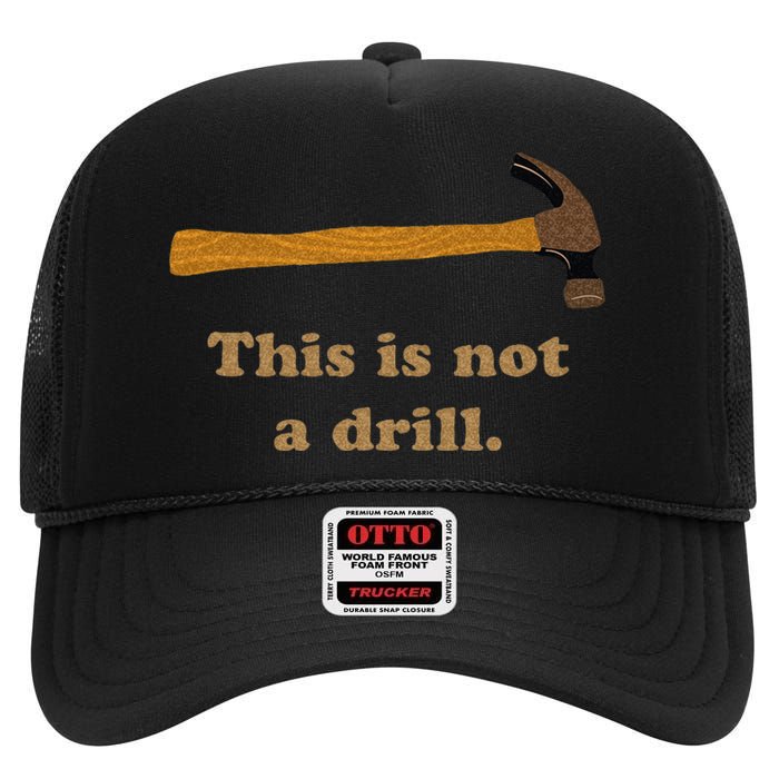 This Trucker Doesnt Play Well Semi Truck Driver Trucking High Crown Mesh Back Trucker Hat