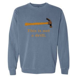 This Trucker Doesnt Play Well Semi Truck Driver Trucking Garment-Dyed Sweatshirt