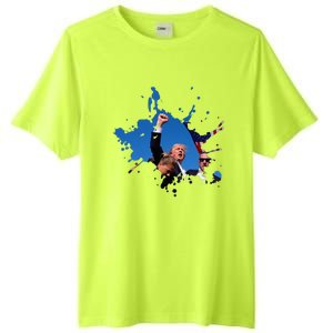 Triumphant Trump Defend Democracy Political Tall Fusion ChromaSoft Performance T-Shirt