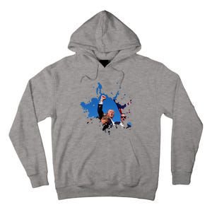 Triumphant Trump Defend Democracy Political Tall Hoodie