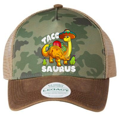 Tacosaurus Taco Dinosaur Funny Dino Cinco De Mayo Mexican Legacy Tie Dye Trucker Hat
