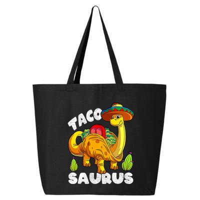Tacosaurus Taco Dinosaur Funny Dino Cinco De Mayo Mexican 25L Jumbo Tote
