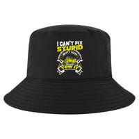 Tow Truck Driver Wrecker I Can't Fix Stupid But I Can Tow It Cool Comfort Performance Bucket Hat