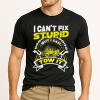 Tow Truck Driver Wrecker I Can't Fix Stupid But I Can Tow It Performance Shirt