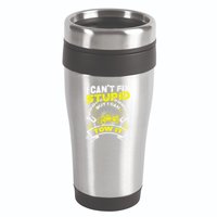Tow Truck Driver Wrecker I Can't Fix Stupid But I Can Tow It 16oz Travel Tumbler
