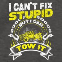 Tow Truck Driver Wrecker I Can't Fix Stupid But I Can Tow It Vector Backpack