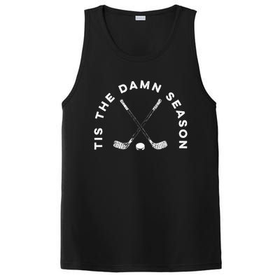 Tis The Damn Season Hockey PosiCharge Competitor Tank