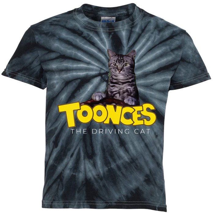 Toonces The Driving Cat Kids Tie-Dye T-Shirt