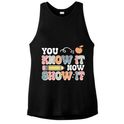 Testing Test Day You Know It Now Show It Ladies PosiCharge Tri-Blend Wicking Tank