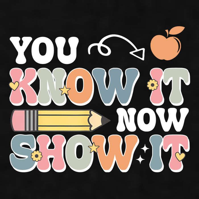 Testing Test Day You Know It Now Show It Ladies PosiCharge Tri-Blend Wicking Tank