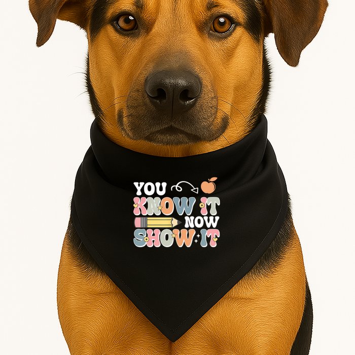 Testing Test Day You Know It Now Show It USA-Made Doggie Bandana