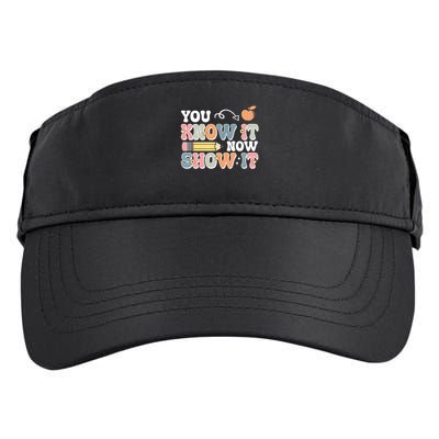 Testing Test Day You Know It Now Show It Adult Drive Performance Visor