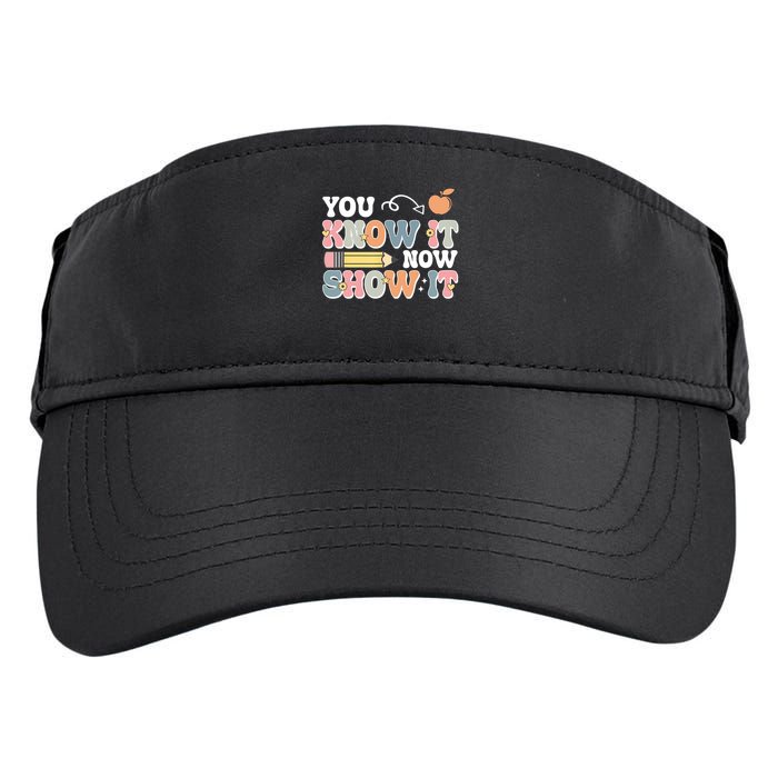 Testing Test Day You Know It Now Show It Adult Drive Performance Visor