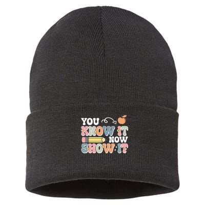 Testing Test Day You Know It Now Show It Sustainable Knit Beanie