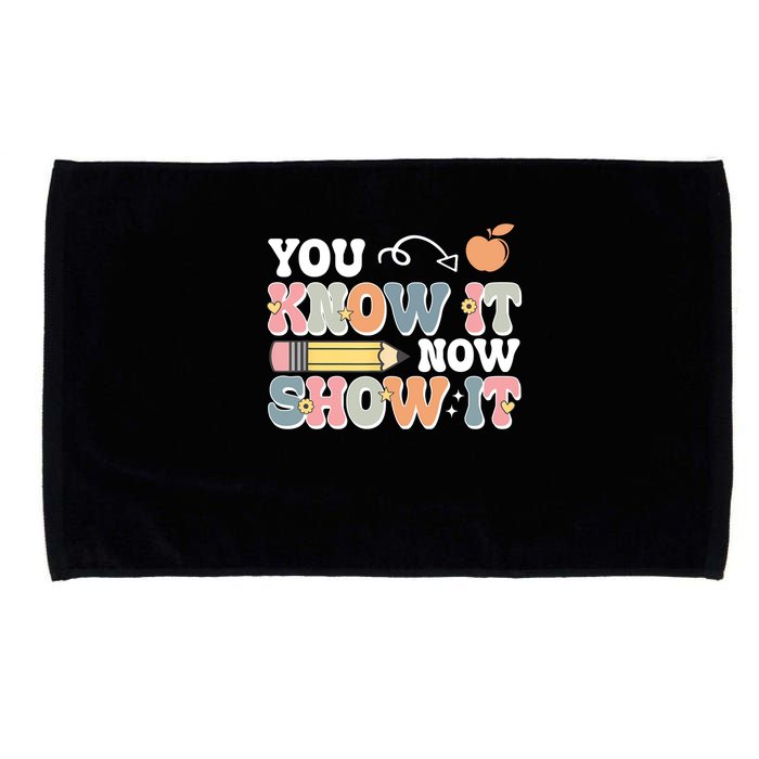 Testing Test Day You Know It Now Show It Microfiber Hand Towel