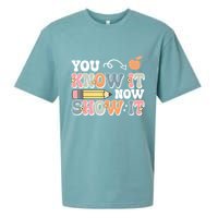 Testing Test Day You Know It Now Show It Sueded Cloud Jersey T-Shirt