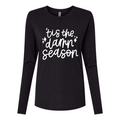 Tis The Damn Season Evermore Christmas Taylor Lover Xmas Womens Cotton Relaxed Long Sleeve T-Shirt