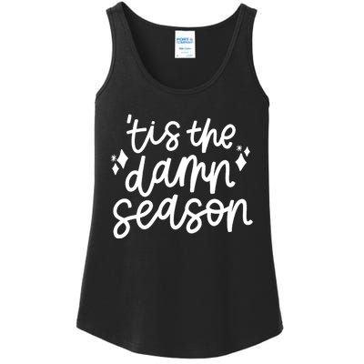 Tis The Damn Season Evermore Christmas Taylor Lover Xmas Ladies Essential Tank