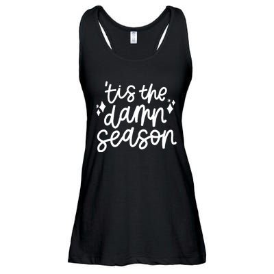 Tis The Damn Season Evermore Christmas Taylor Lover Xmas Ladies Essential Flowy Tank