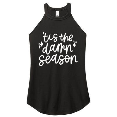 Tis The Damn Season Evermore Christmas Taylor Lover Xmas Women's Perfect Tri Rocker Tank