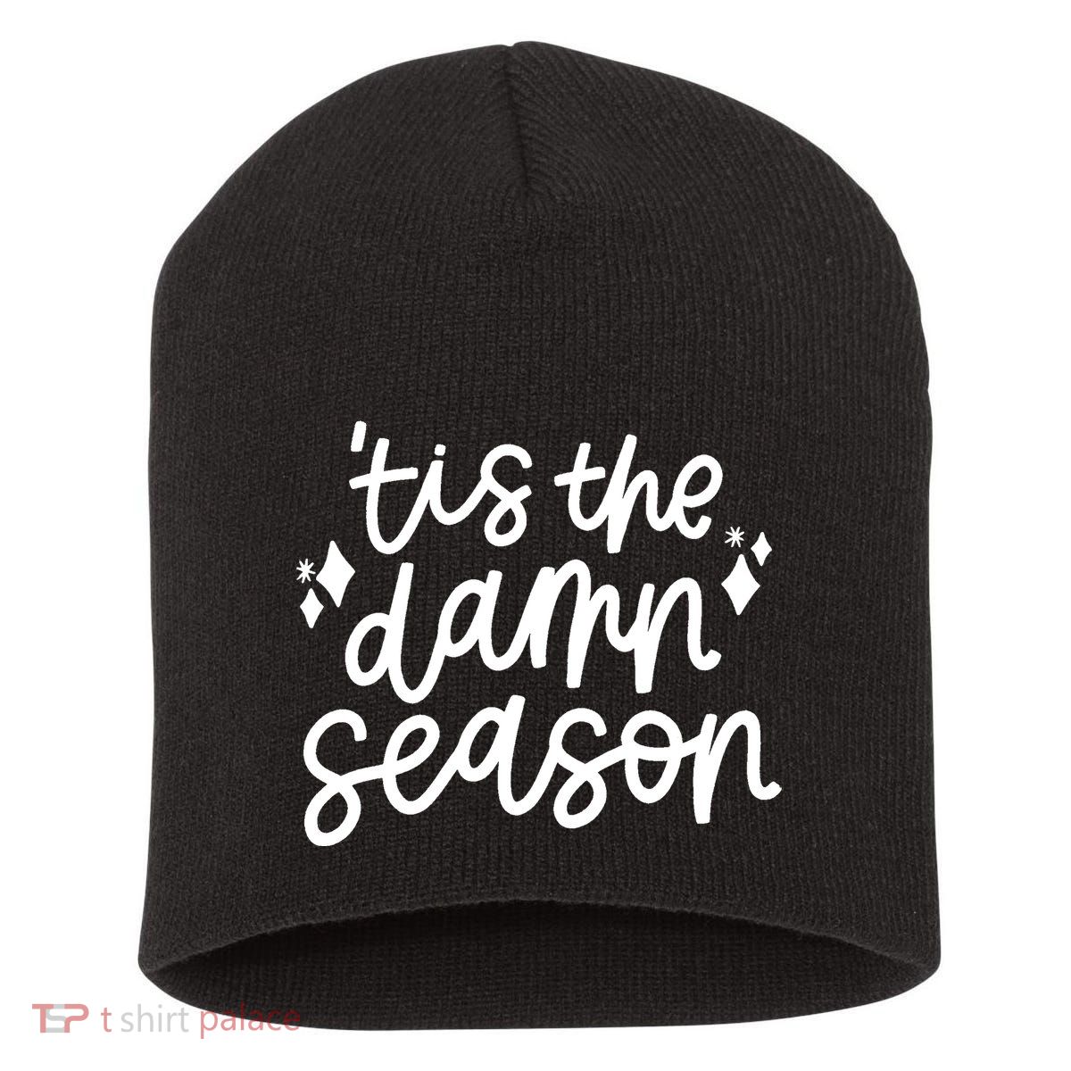 Tis The Damn Season Evermore Christmas Taylor Lover Xmas Short Acrylic Beanie