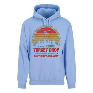 Thanksgiving Turkey Drop As God Is My Witness Turkeys Fly Unisex Surf Hoodie