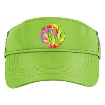 Trippy Tie Dye 4 20 Four Twenty Adult Drive Performance Visor