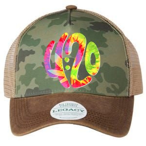 Trippy Tie Dye 4 20 Four Twenty Legacy Tie Dye Trucker Hat