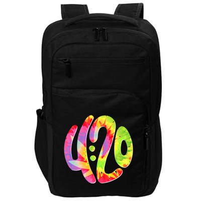 Trippy Tie Dye 4 20 Four Twenty Impact Tech Backpack