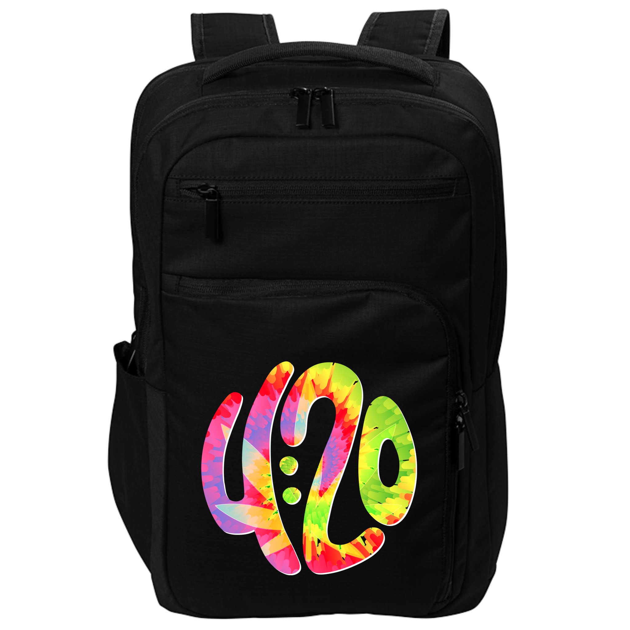 Trippy Tie Dye 4 20 Four Twenty Impact Tech Backpack