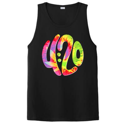 Trippy Tie Dye 4 20 Four Twenty PosiCharge Competitor Tank