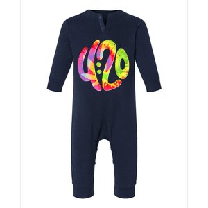 Trippy Tie Dye 4 20 Four Twenty Infant Fleece One Piece