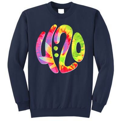 Trippy Tie Dye 4 20 Four Twenty Sweatshirt